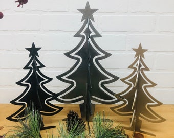 Metal Christmas Tree | Multiple Sizes | Silver & Gold Christmas