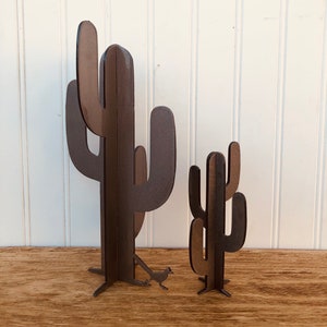 Metal Cactus | Metal Accent | Cactus | Shelf Decor | Southwestern Metal Art