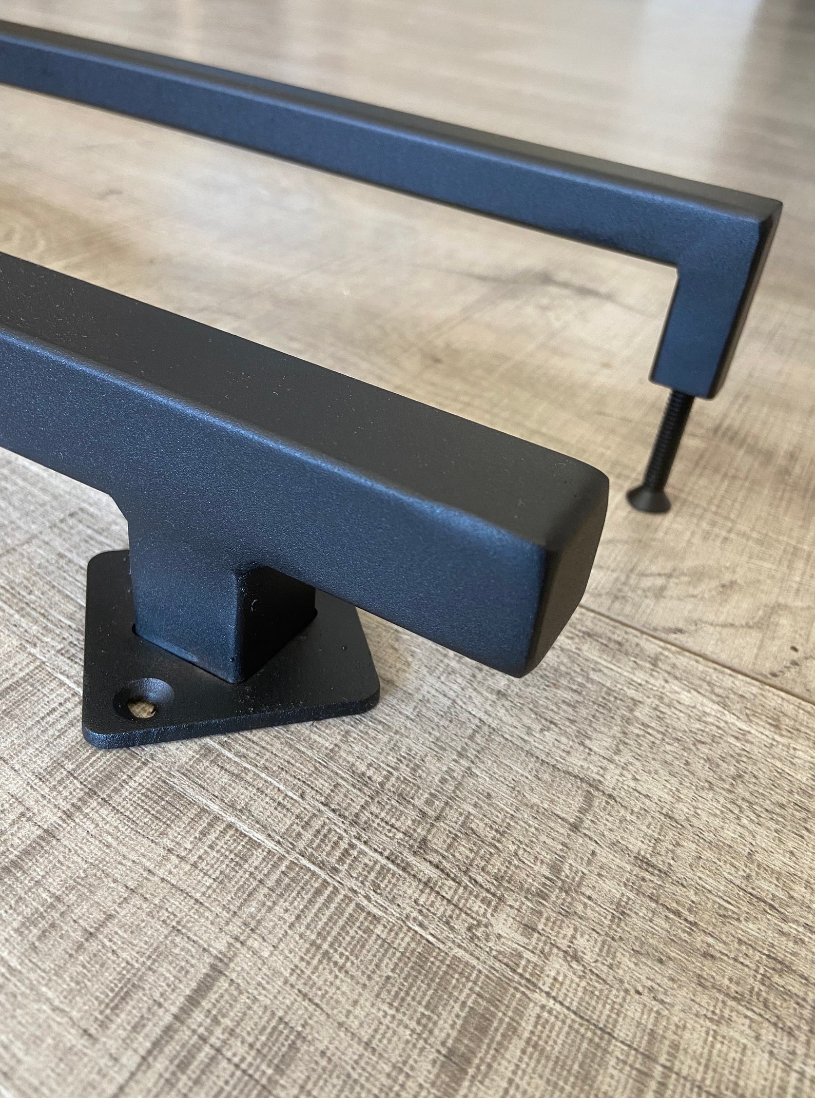 24 Modern Barn Door Handle and Optional Finger Pull Etsy