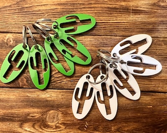 Cactus Keychains | Pack of 5 Arizona Keychains | Custom Brand Keychains | Custom Metal Keychains | Wedding Guest Gift