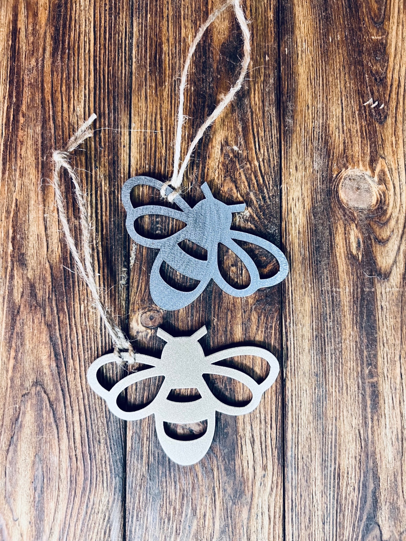 Metal Bee Bee Ornament Garden Decor Bee Etsy