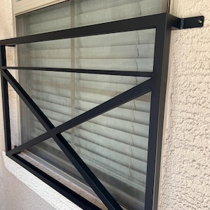 Bar Window Grille | Custom Metal Window Grate | Customizable Metal