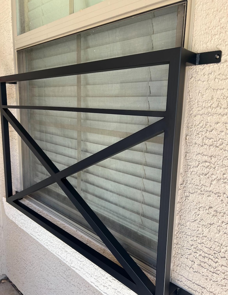 Bar Window Grille | Custom Metal Window Grate | Customizable Metal - Etsy