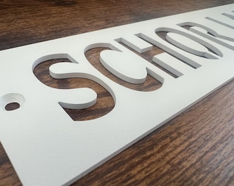 2.5" H X 6" W, Custom Elegant Engraved Plate, Personalized Memorial Plaque, Brushed Stainless Steel Or Brass Laser Engraved Name Plates With Adhesive Backing Or Screws, Square Corner (Silver, Gold - View #5