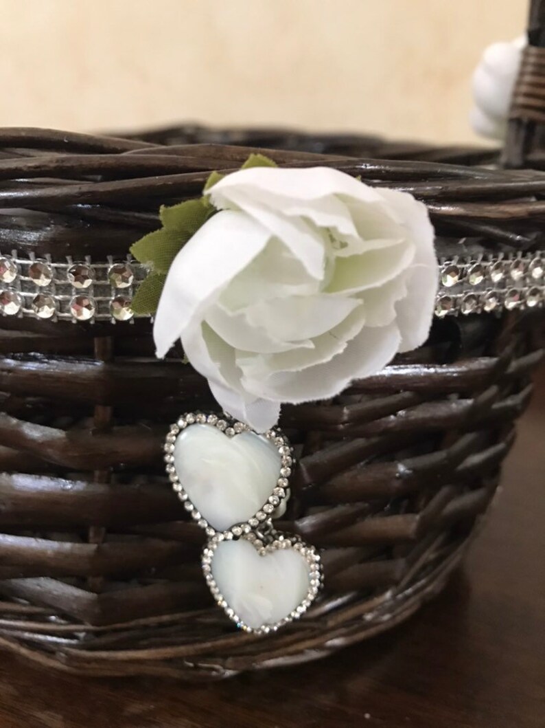 etsy flower girl basket