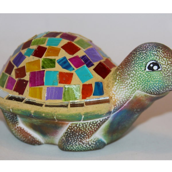 Turtle Mosaic Tile Etsy