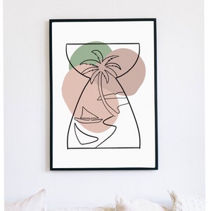 Guam seal minimalist line art, guamanian digital art, instant download, wall art, chamorro wall decor, Mariana island wall print