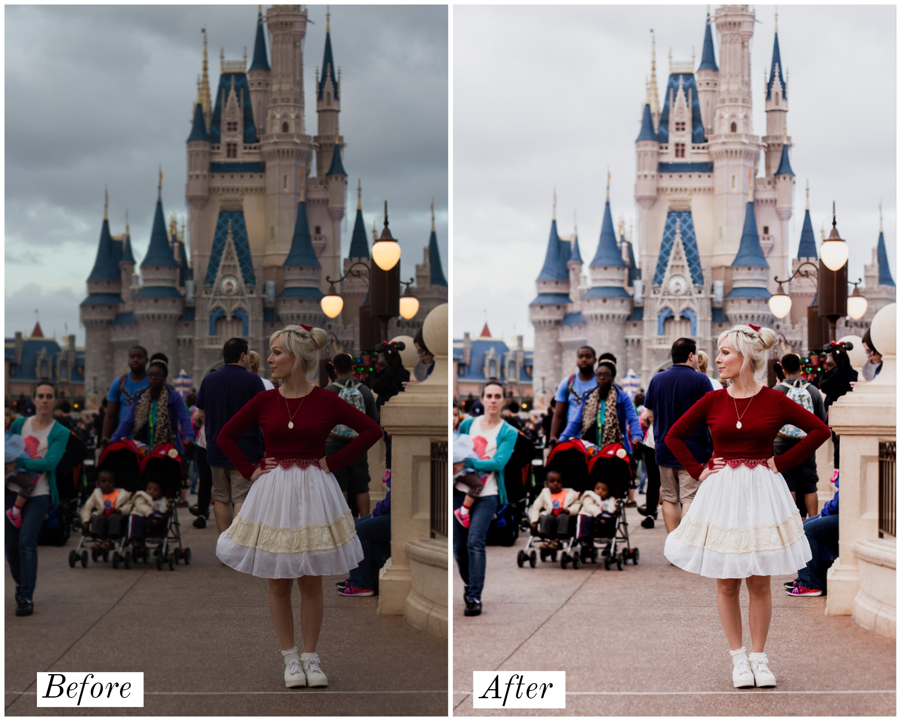 MOBILE Lightroom Presets Castle Dream Preset Disney Preset | Etsy