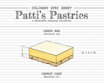 Culinary Spec Sheet – Patti's Pastries