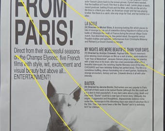Mandolin cinema flyer - Jerome Bolvin's BAXTER (The naughty dog)