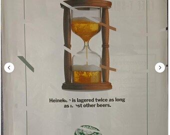 3 x alcohol adverts from 1990 - Heineken beer, Cascade beer, Smirnoff spirit