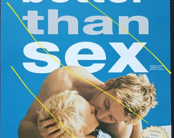 unique and rare Australian cinema flyer of David Wenham and Susie Porter in Jonathan Teplitzky's Better Than Sex