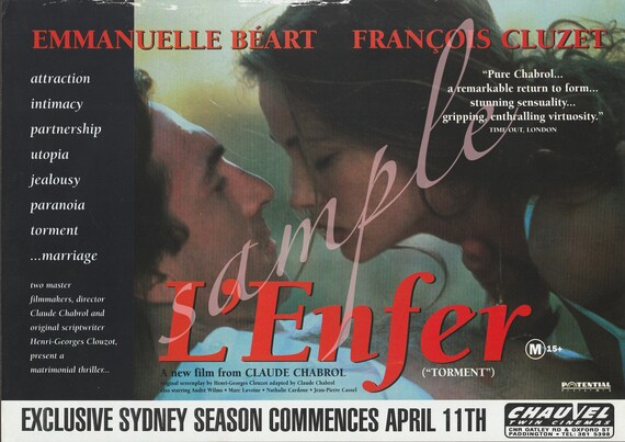 Emmanuelle Beart Francois Cluzet In Claude Chabrol S Etsy Emmanuelle Beart Francois Cluzet In Claude Chabrol S Etsy