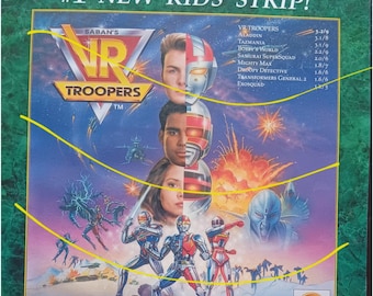 VR Troopers One Trading Card Pack - Etsy
