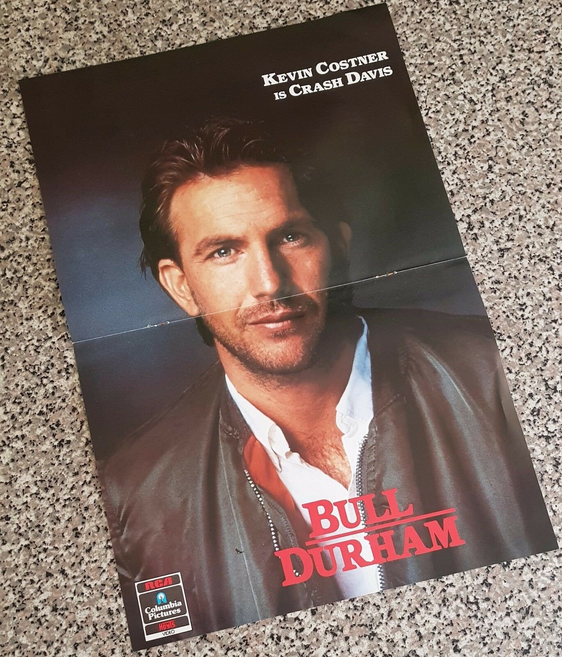 Kevin Costner is Crash Davis in Bull Durham magazine Etsy