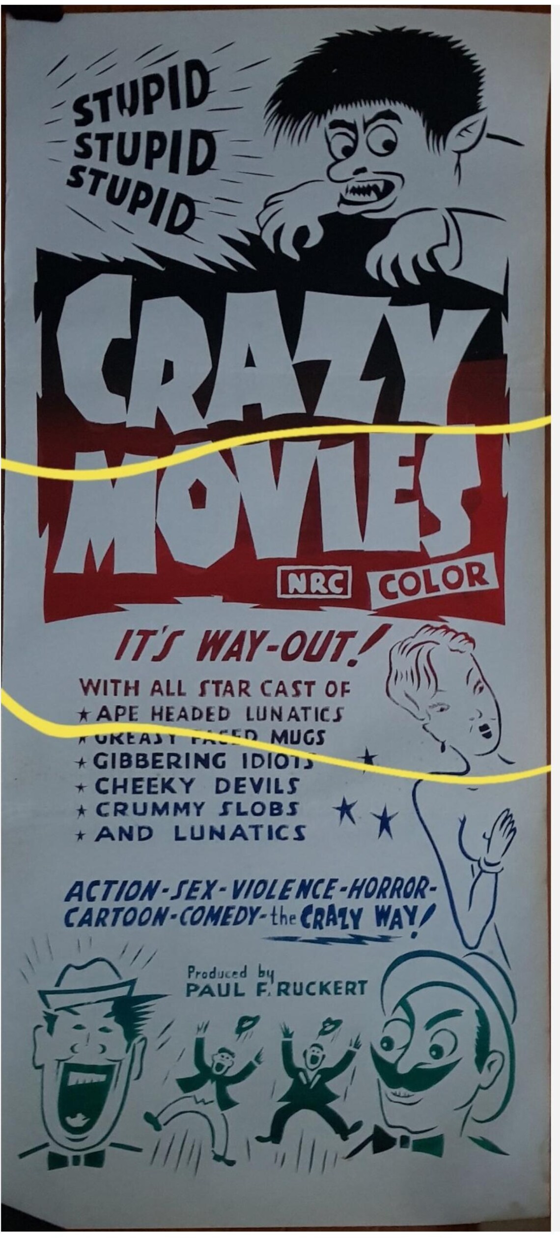 Paul Ruckert Original Australian Daybill Poster - Independent Aussie Filmmaker Paul ...