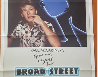 PAUL Mccartney: Give My Regards to Broad Street 1984 4oth