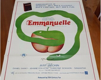 Sylvia Kristel is the erotic Emmanuelle - Australian one sheet movie poster
