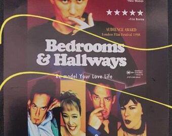 rare and unique Australian cinema flyer - Kevin McKidd, Hugo Weaving, Tom Hollander and Simon Callow in Rosie Troche's Bedrooms & Hallways