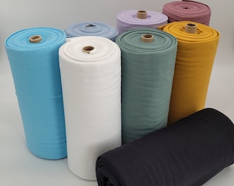 Bündchenstoff Schlauchware Jersey Verschiedene Farben 8EURO/m
