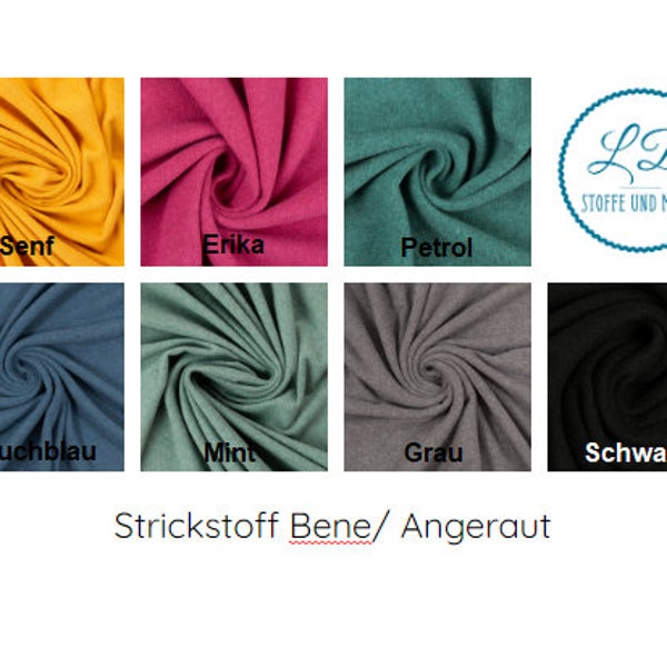 Strickstoff angeraut/ Strickware Bene von Swafing 17EURO/M