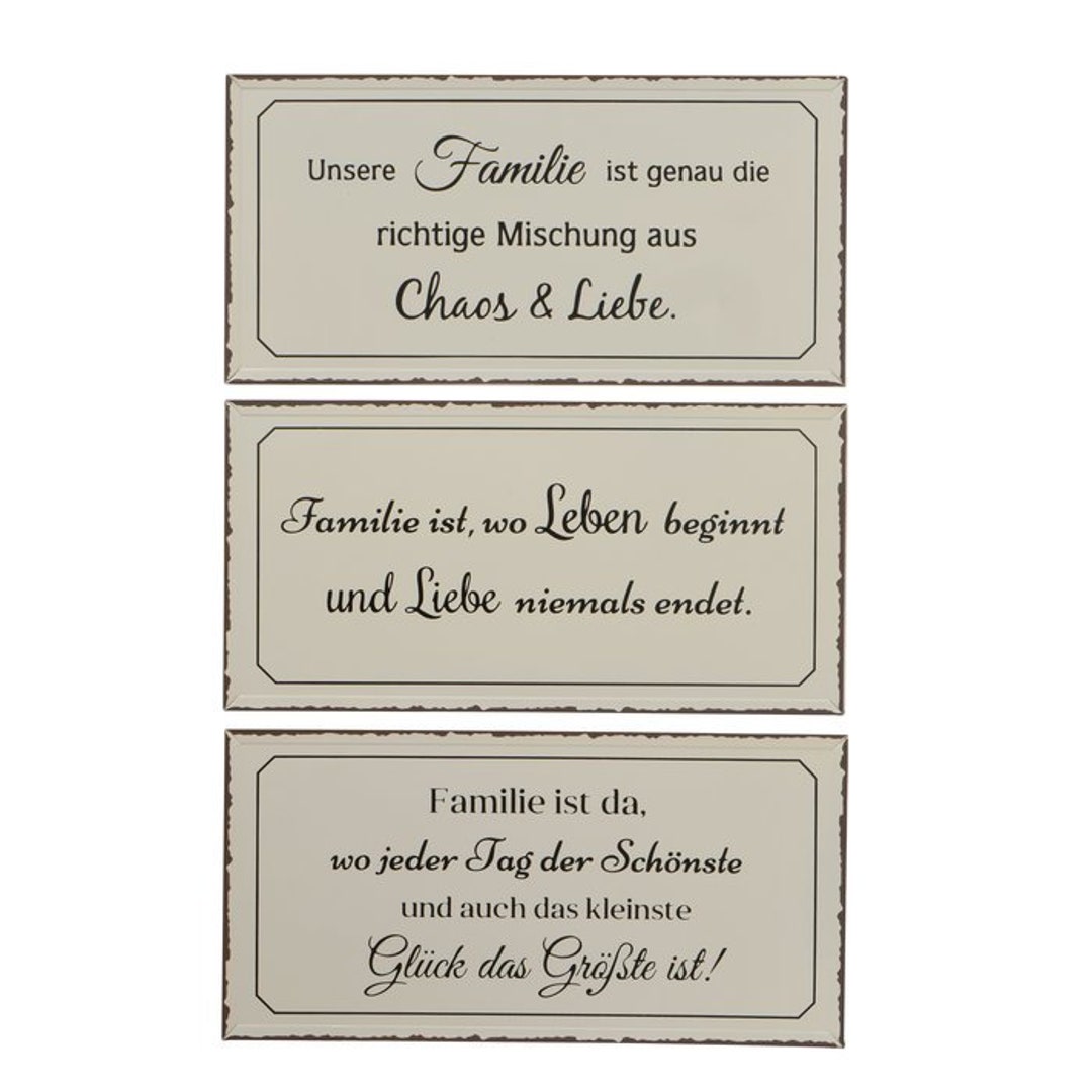 Schild Familie/ Eisenschild/ Metall/ Family/ Coole Sprüche/ Deko Etsy.de