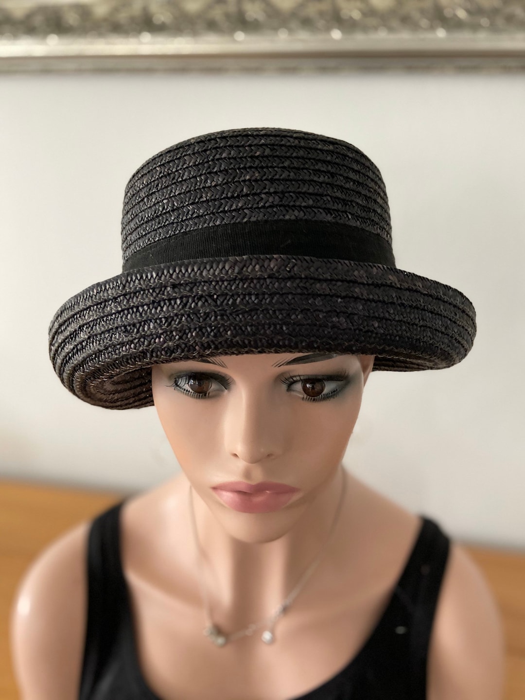 Ladies Straw Hat Etsy