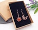 Sun and Moon Earrings, Sunstone Moonstone Earrings, Boho Earrings, Copper Jewelry, Gift for her, UK seller 