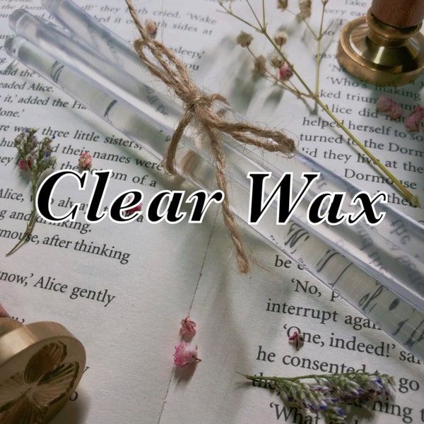 Clear Wax Etsy