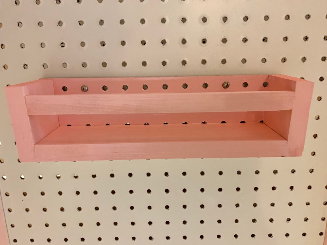 Peg Board Shelf Peg Board Organizer Peg Board Accessory Etsy