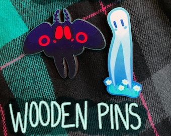 Spille in legno SECONDS Mothman e Fresno Nightcrawler