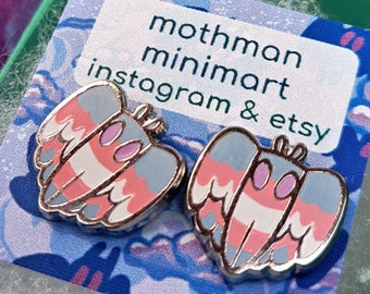 Nonbinary and Trans Mothman Stud Earrings