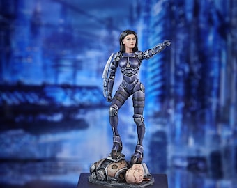 Alita Battle Angel Resin Model Kit: 75mm Unpainted Miniature (1/24 Scale)