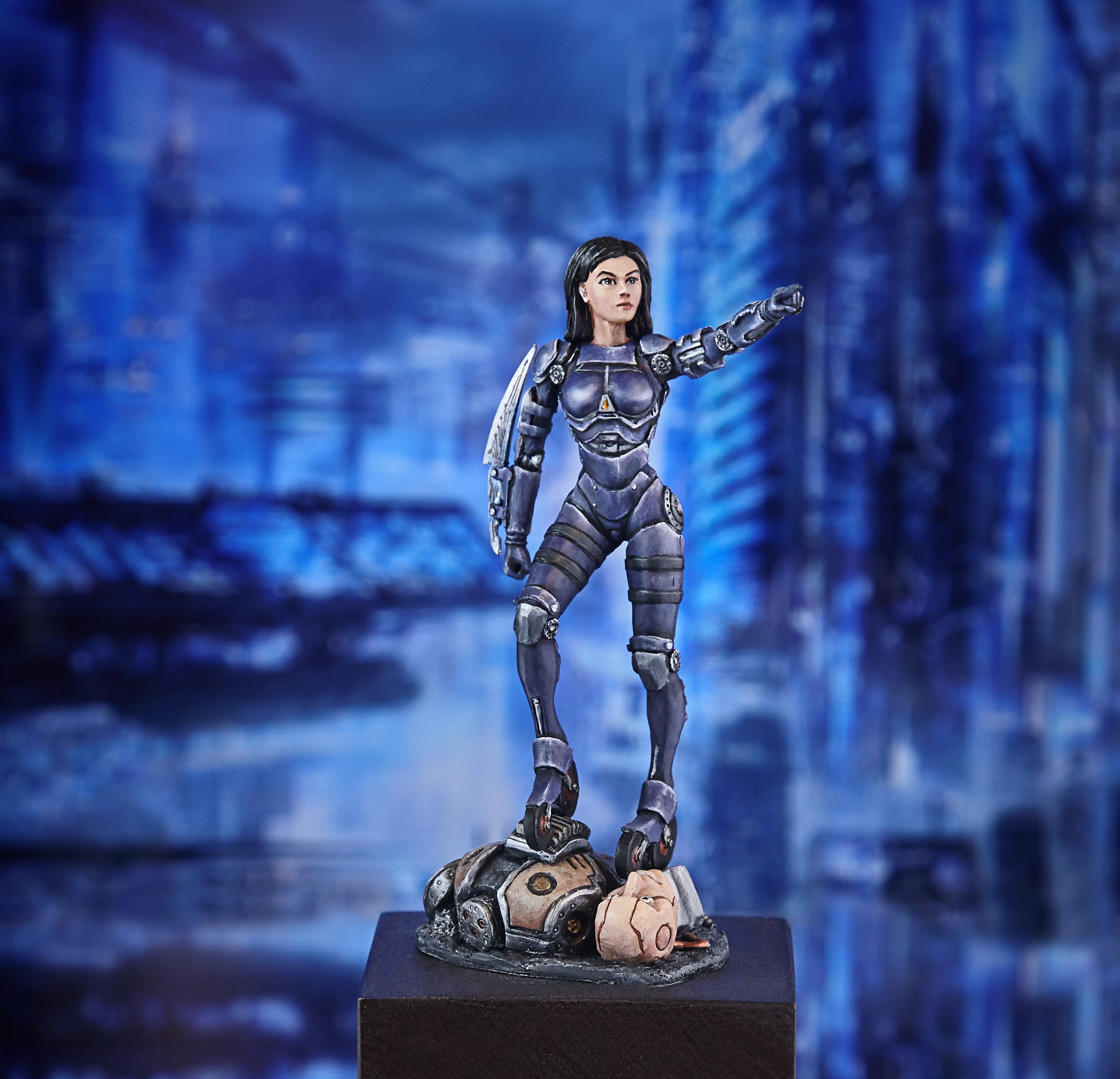 Anime gunnm batalha anjo alita figura de ação acrílico suporte modelo  boneca decoração anime alita estatueta