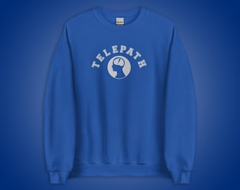 Telepath Embroidered Sweatshirt | Keeper of the Lost Cities Inspired Crewneck | Personalized Gift for KotLC Fans | BRIGHT COLORS