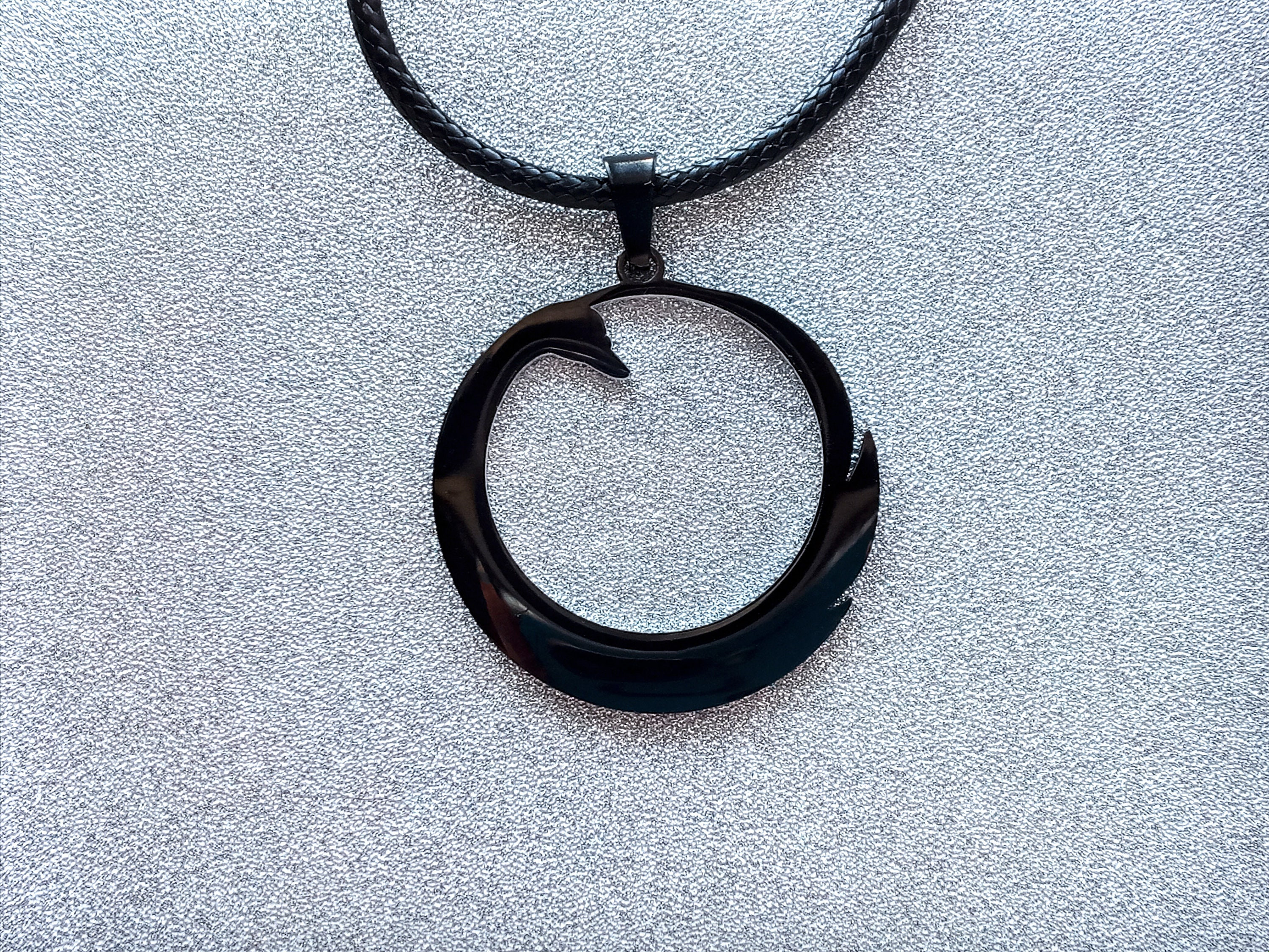 Lost Cities Inspired Black Swan Pendant 
