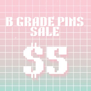 B-Grade Enamel Pins Sale | Slightly Imperfect Pins |