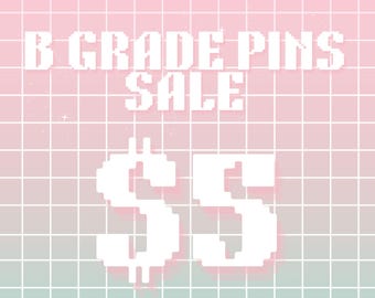 B-Grade Enamel Pins Sale | Slightly Imperfect Pins |