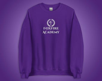Foxfire Academy Embroidered Sweatshirt | Keeper of the Lost Cities Inspired Crewneck | Personalized Gift for KotLC Fans | BRIGHT COLORS