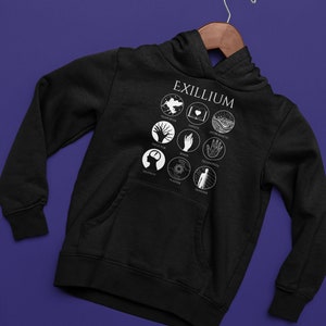 Keeper of the Lost Cities inspiró sudadera con capucha unisex bookish / Insignias exillium / Gardiens des Cités Perdues