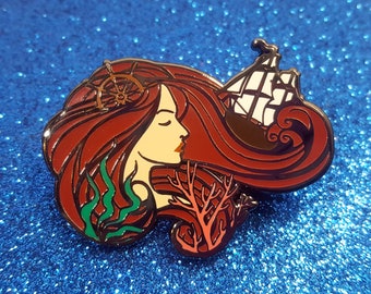 Daughter of the Pirate King | Fable | Seafire inspired bookish enamel pin