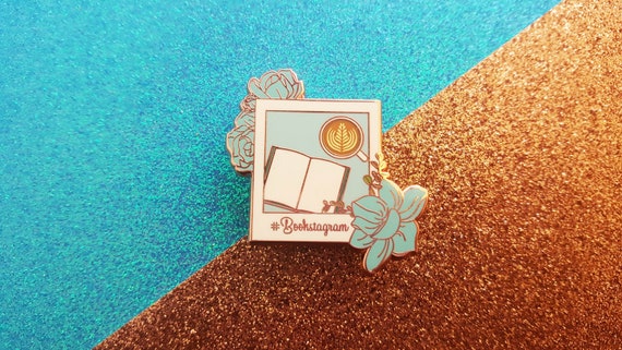 Bookstagram bookish enamel pin | lapel pin | instagram