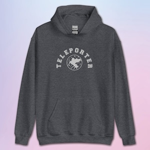 Sudadera con capucha de teletransportador bordada / KOTLC / Guardián de las ciudades perdidas /