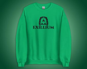 Exillium Embroidered Sweatshirt | Keeper of the Lost Cities Inspired Crewneck | Personalized Gift for KotLC Fans | BRIGHT COLORS