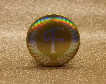 Foxfire Academy Button Pin | Keeper of the Lost Cities Inspired Badge | Holographic Bookish Pin