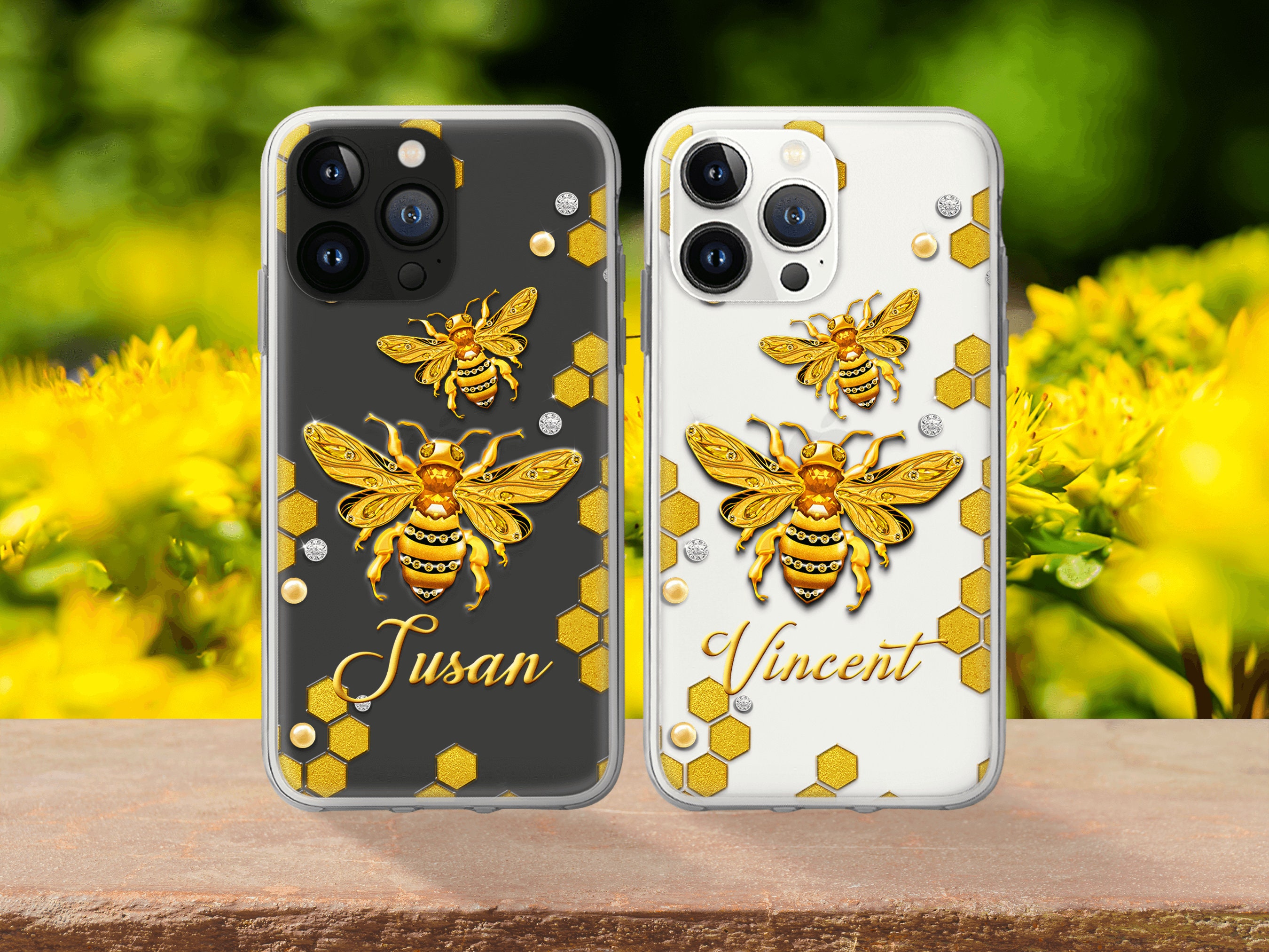 Case Luxury Cover Lanyard, Luxury Phone Case Bee
