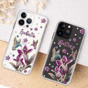 1pc Light Purple Lips Pattern Zipper Design Phone Case For Iphone 15 Pro  Max