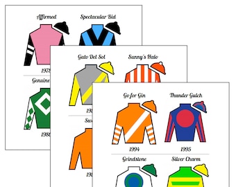 ALL 150 Kentucky Derby Winners' Silks 1875-2024