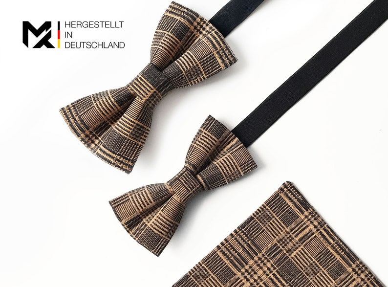 Junior Bow Tie /& 100/% Cork Insert MAY-TIE Set 4-12 years Style: Classic Check Cork fly pretied with hook closure