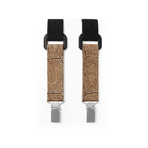 Men’s Cork Suspenders Kambium Brown | Iconic Y-Shape | Vegan Braces Handmade | Groomsmen Gift | Wedding Accessory